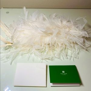 Kate Spade Feather Clutch